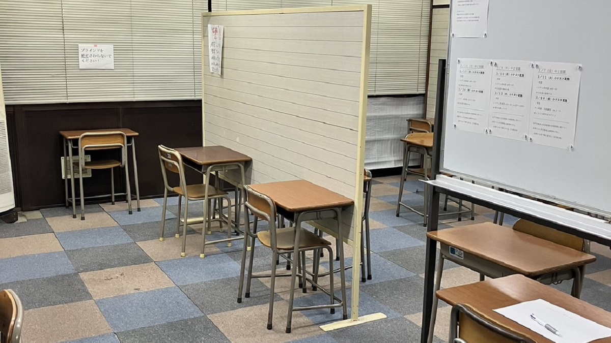 自習室の様子